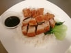 127 Roast Crispy Pork Belly on Boiled Rice