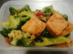 186 StirFried GarlicChilli BroccoliTofu